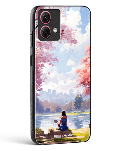 Tranquil Tales by the Stream [BREATHE] Glass Case Phone Cover (Motorola)