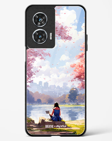 Tranquil Tales by the Stream [BREATHE] Glass Case Phone Cover (Motorola)