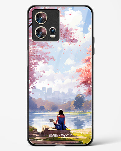 Tranquil Tales by the Stream [BREATHE] Glass Case Phone Cover-(Motorola)