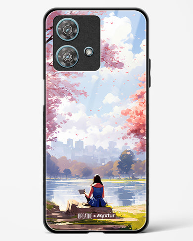 Tranquil Tales by the Stream [BREATHE] Glass Case Phone Cover (Motorola)