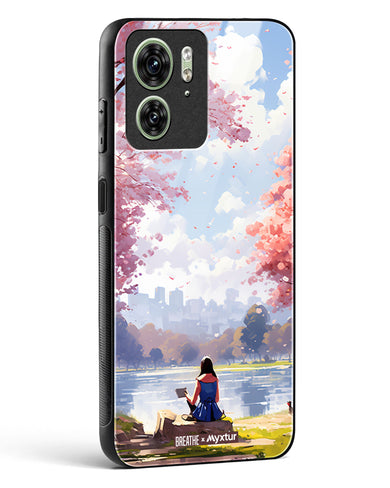 Tranquil Tales by the Stream [BREATHE] Glass Case Phone Cover (Motorola)
