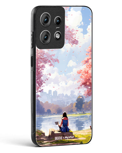Tranquil Tales by the Stream [BREATHE] Glass Case Phone Cover (Motorola)