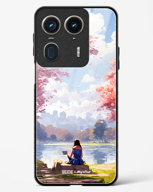 Tranquil Tales by the Stream [BREATHE] Glass Case Phone Cover (Motorola)