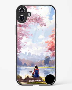 Tranquil Tales by the Stream [BREATHE] Glass Case Phone Cover (Nothing)