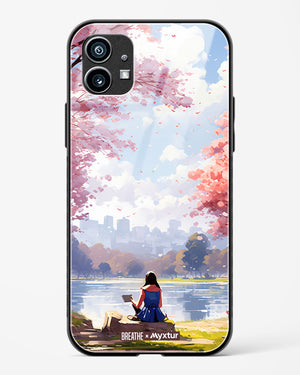 Tranquil Tales by the Stream [BREATHE] Glass Case Phone Cover (Nothing)