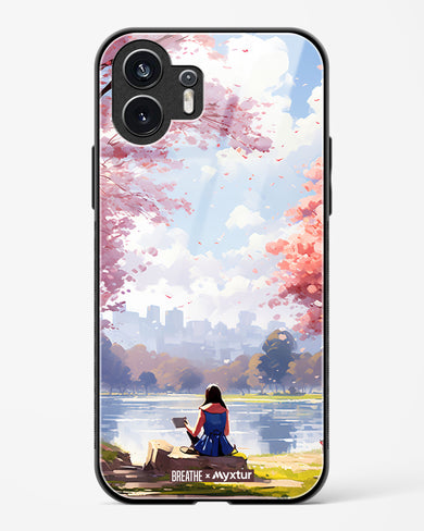 Tranquil Tales by the Stream [BREATHE] Glass Case Phone Cover (Nothing)