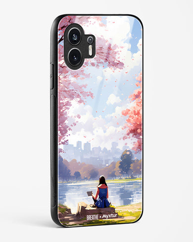 Tranquil Tales by the Stream [BREATHE] Glass Case Phone Cover (Nothing)