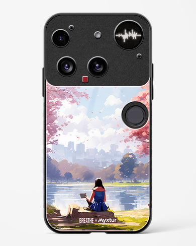 Tranquil Tales by the Stream [BREATHE] Glass Case Phone Cover (Nothing)