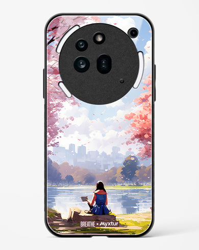 Tranquil Tales by the Stream [BREATHE] Glass Case Phone Cover (Nothing)