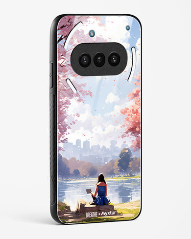 Tranquil Tales by the Stream [BREATHE] Glass Case Phone Cover (Nothing)