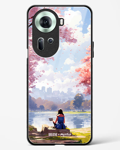 Tranquil Tales by the Stream [BREATHE] Glass Case Phone Cover (Oppo)