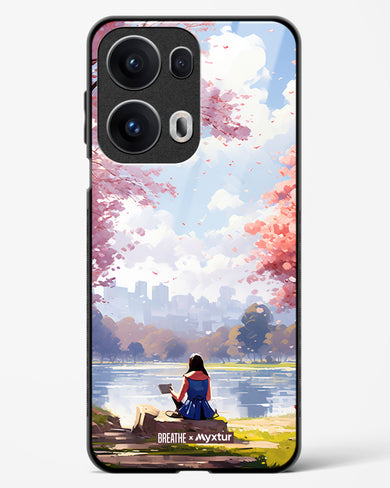 Tranquil Tales by the Stream [BREATHE] Glass Case Phone Cover (Oppo)