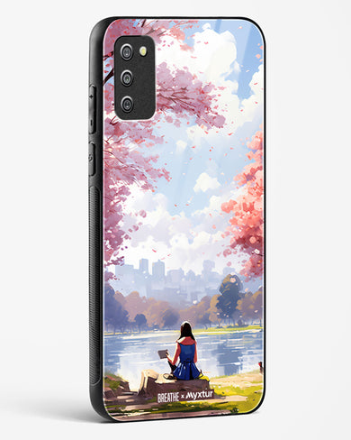 Tranquil Tales by the Stream [BREATHE] Glass Case Phone Cover-(Samsung)