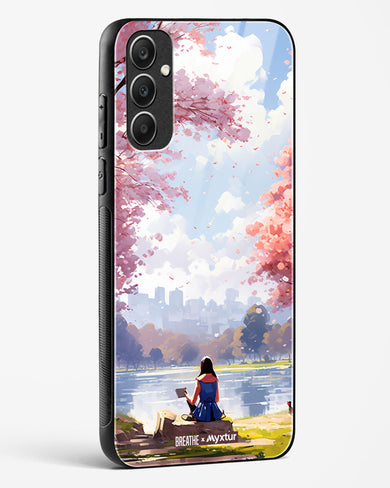 Tranquil Tales by the Stream [BREATHE] Glass Case Phone Cover (Samsung)