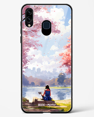 Tranquil Tales by the Stream [BREATHE] Glass Case Phone Cover-(Samsung)