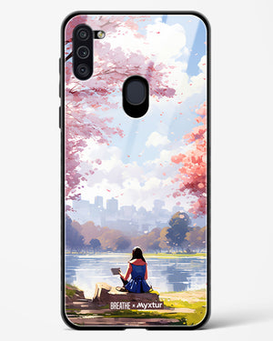 Tranquil Tales by the Stream [BREATHE] Glass Case Phone Cover-(Samsung)