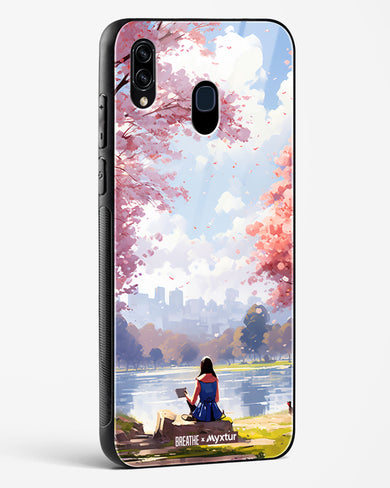 Tranquil Tales by the Stream [BREATHE] Glass Case Phone Cover-(Samsung)