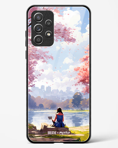 Tranquil Tales by the Stream [BREATHE] Glass Case Phone Cover-(Samsung)