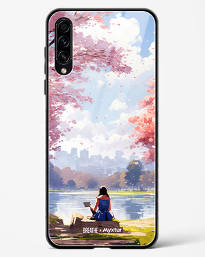 Tranquil Tales by the Stream [BREATHE] Glass Case Phone Cover-(Samsung)