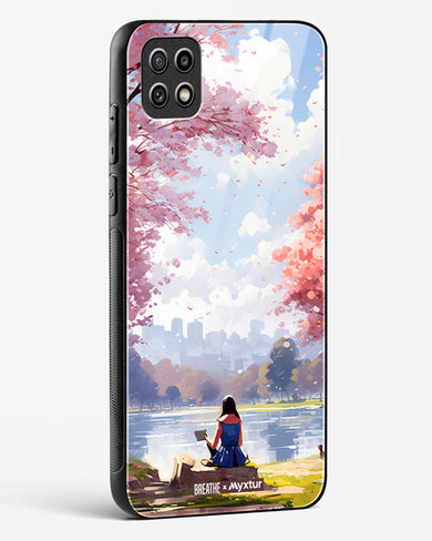 Tranquil Tales by the Stream [BREATHE] Glass Case Phone Cover-(Samsung)