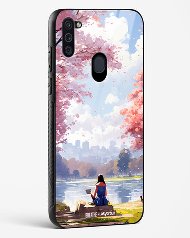 Tranquil Tales by the Stream [BREATHE] Glass Case Phone Cover (Samsung)