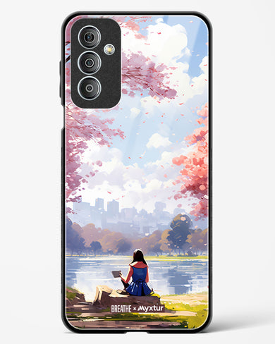 Tranquil Tales by the Stream [BREATHE] Glass Case Phone Cover-(Samsung)