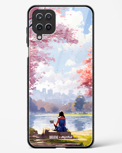 Tranquil Tales by the Stream [BREATHE] Glass Case Phone Cover-(Samsung)