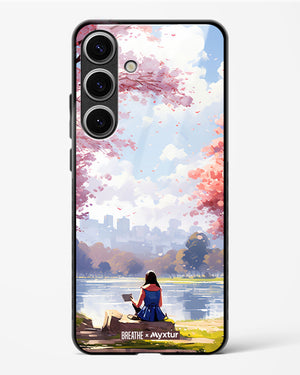 Tranquil Tales by the Stream [BREATHE] Glass Case Phone Cover-(Samsung)