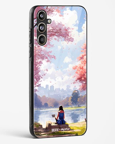 Tranquil Tales by the Stream [BREATHE] Glass Case Phone Cover (Samsung)