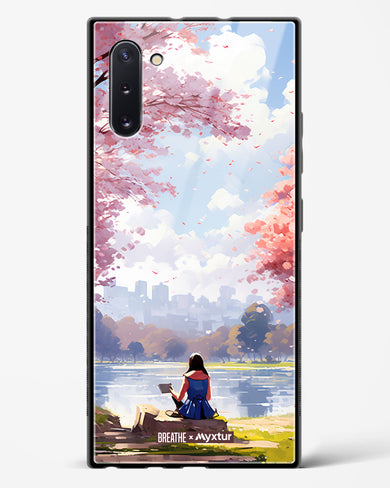 Tranquil Tales by the Stream [BREATHE] Glass Case Phone Cover-(Samsung)