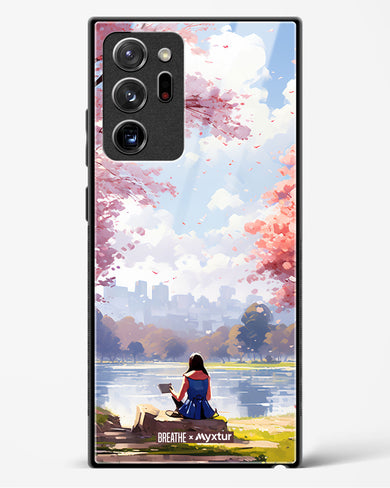 Tranquil Tales by the Stream [BREATHE] Glass Case Phone Cover-(Samsung)