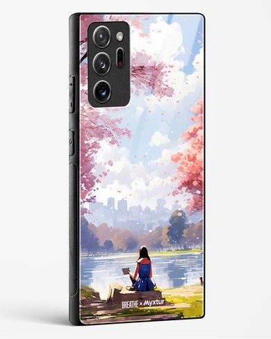 Tranquil Tales by the Stream [BREATHE] Glass Case Phone Cover-(Samsung)