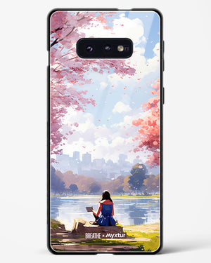 Tranquil Tales by the Stream [BREATHE] Glass Case Phone Cover-(Samsung)