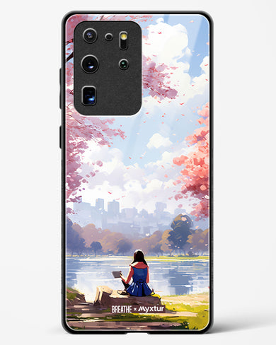 Tranquil Tales by the Stream [BREATHE] Glass Case Phone Cover-(Samsung)