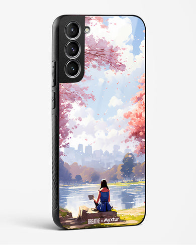 Tranquil Tales by the Stream [BREATHE] Glass Case Phone Cover-(Samsung)