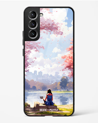 Tranquil Tales by the Stream [BREATHE] Glass Case Phone Cover-(Samsung)