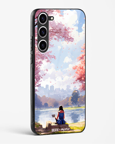 Tranquil Tales by the Stream [BREATHE] Glass Case Phone Cover-(Samsung)