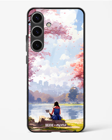 Tranquil Tales by the Stream [BREATHE] Glass Case Phone Cover (Samsung)