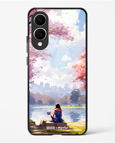 Tranquil Tales by the Stream [BREATHE] Glass Case Phone Cover (Samsung)