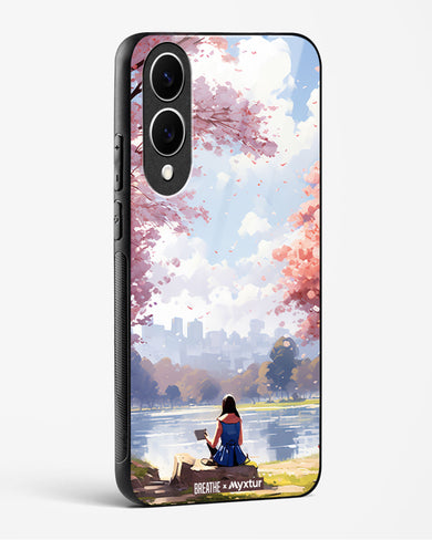 Tranquil Tales by the Stream [BREATHE] Glass Case Phone Cover (Samsung)