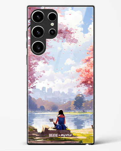 Tranquil Tales by the Stream [BREATHE] Glass Case Phone Cover (Samsung)