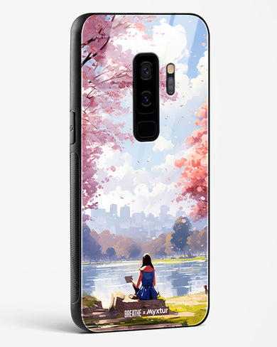 Tranquil Tales by the Stream [BREATHE] Glass Case Phone Cover-(Samsung)