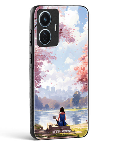 Tranquil Tales by the Stream [BREATHE] Glass Case Phone Cover (Vivo)