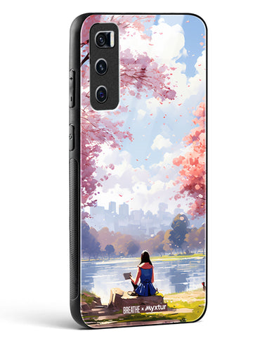 Tranquil Tales by the Stream [BREATHE] Glass Case Phone Cover-(Vivo)