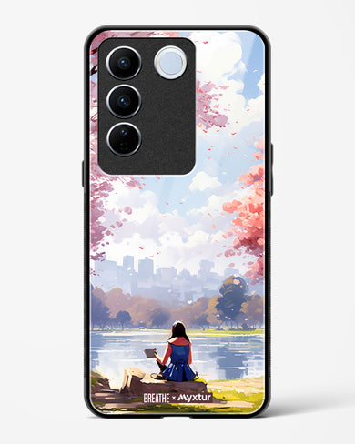 Tranquil Tales by the Stream [BREATHE] Glass Case Phone Cover-(Vivo)