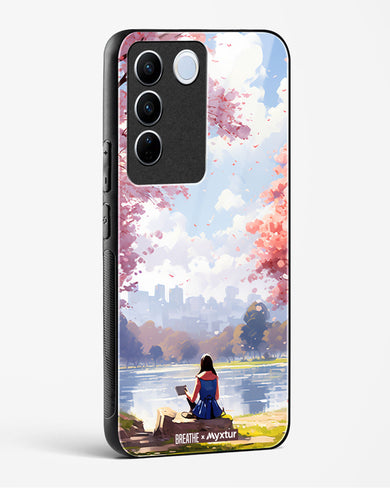 Tranquil Tales by the Stream [BREATHE] Glass Case Phone Cover-(Vivo)