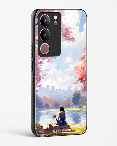 Tranquil Tales by the Stream [BREATHE] Glass Case Phone Cover-(Vivo)