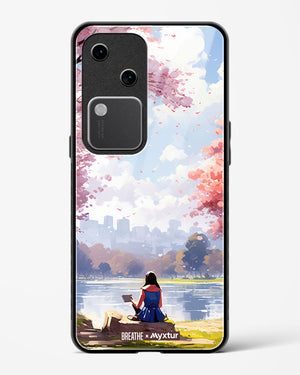 Tranquil Tales by the Stream [BREATHE] Glass Case Phone Cover (Vivo)