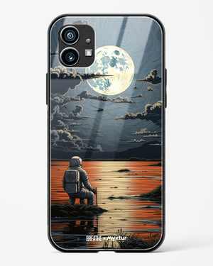 Lunar Reflections [BREATHE] Glass Case Phone Cover (Nothing)