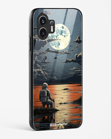 Lunar Reflections [BREATHE] Glass Case Phone Cover (Nothing)